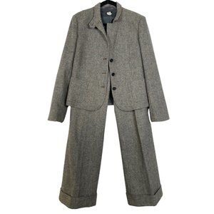 J. Crew Grey Two-Piece Set • Jacket and Pants • Size 12/14